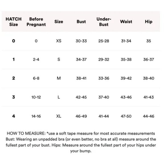 Hatch Jensie Maternity Pants Size 2-Black with blush/cream print - Picture 10 of 10